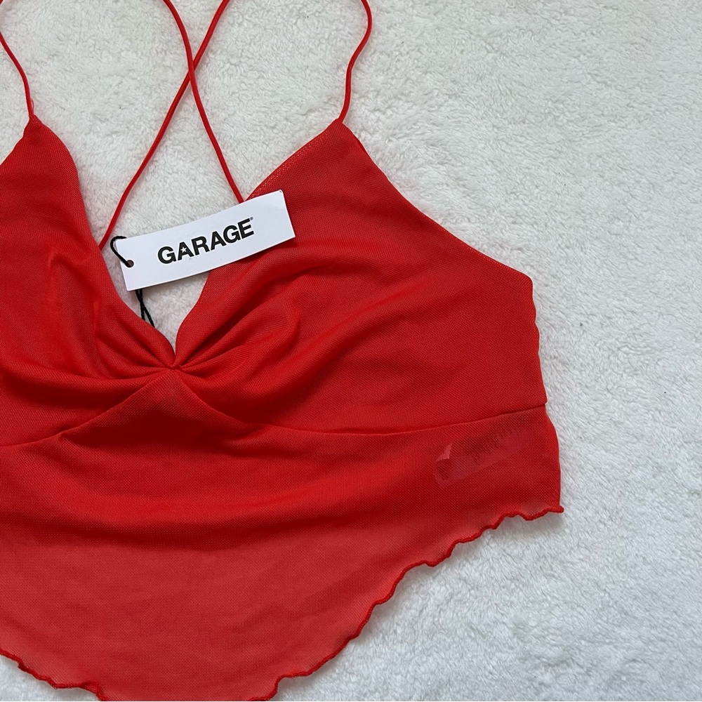 New Garage Handkerchief Tank W/ Ruching - Picture 4 of 7
